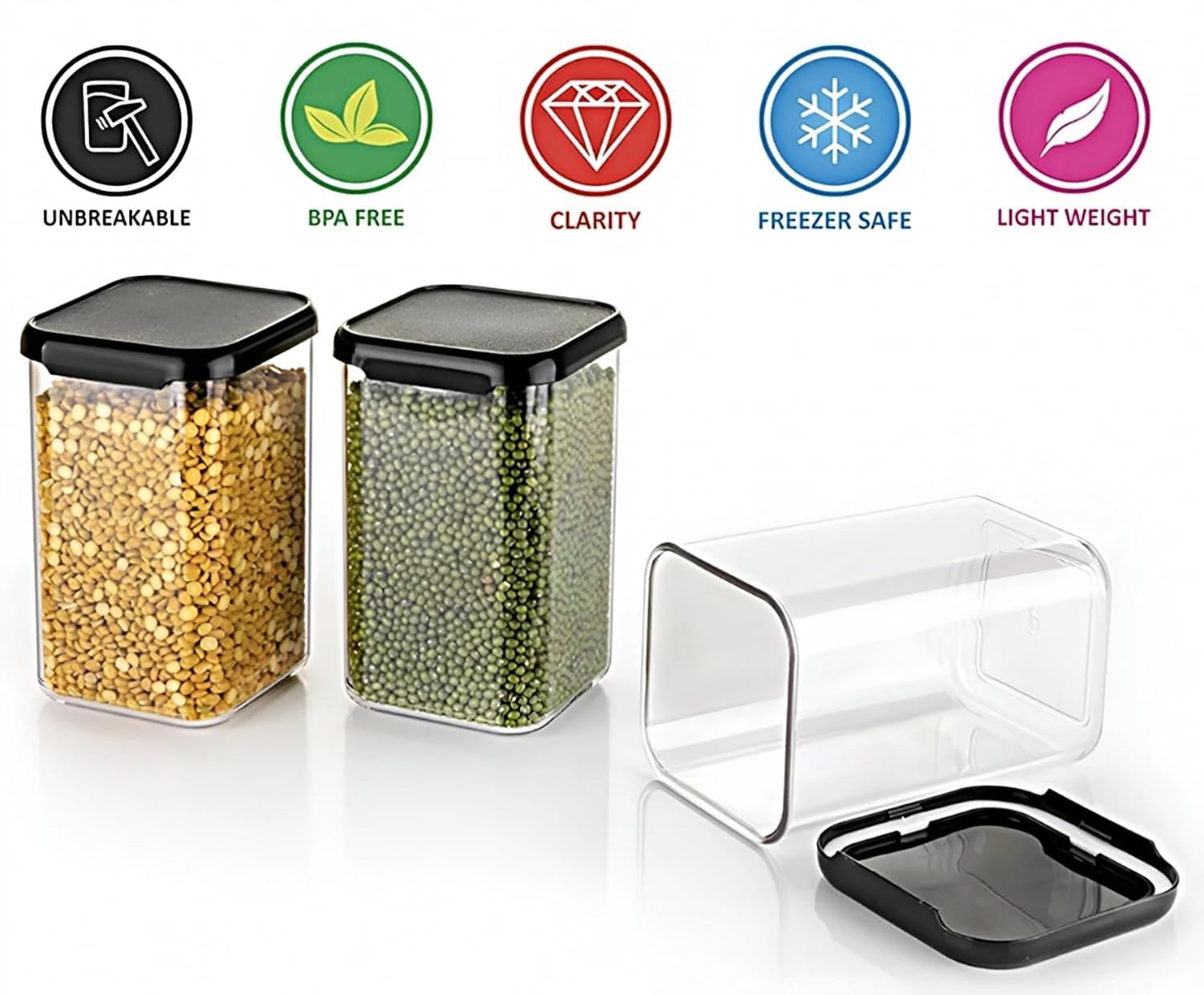 Airtight Pantry Storage Containers Set