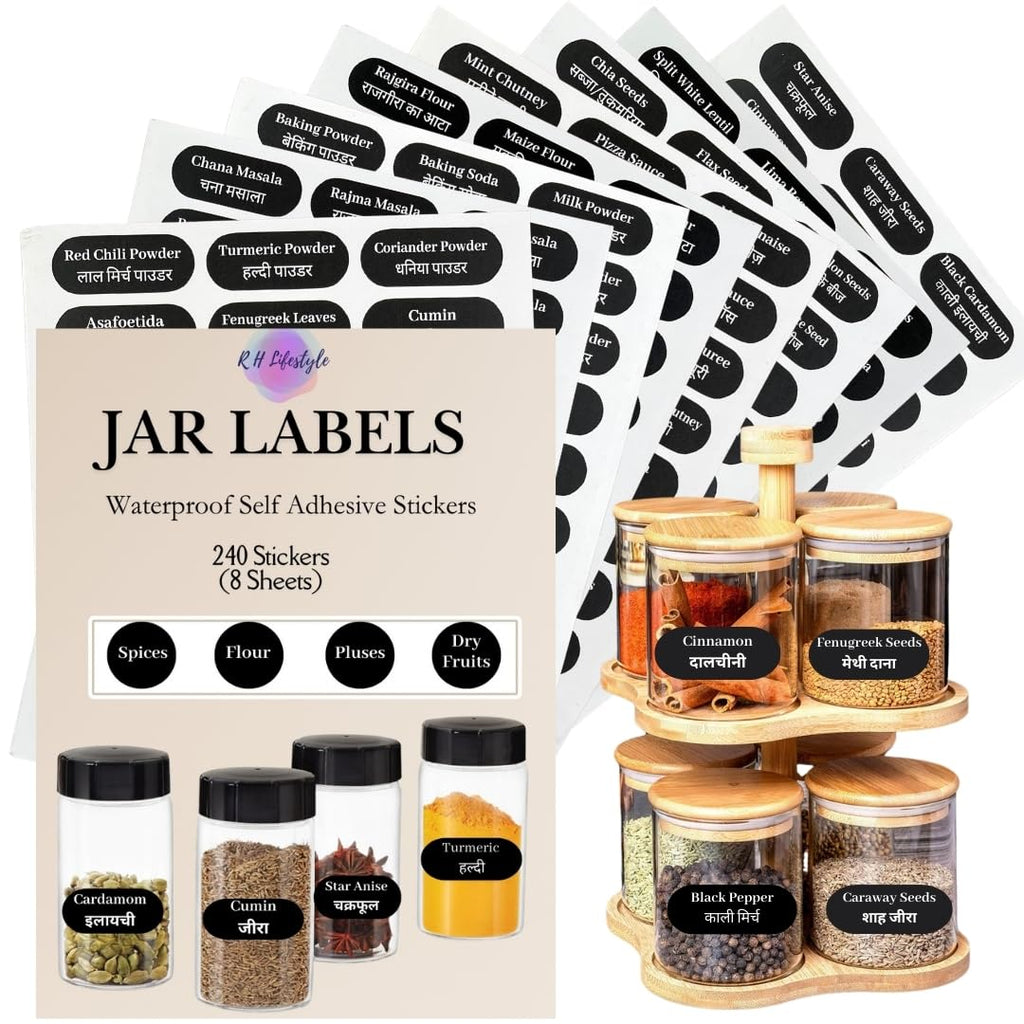 Waterproof Spice Jar Labels