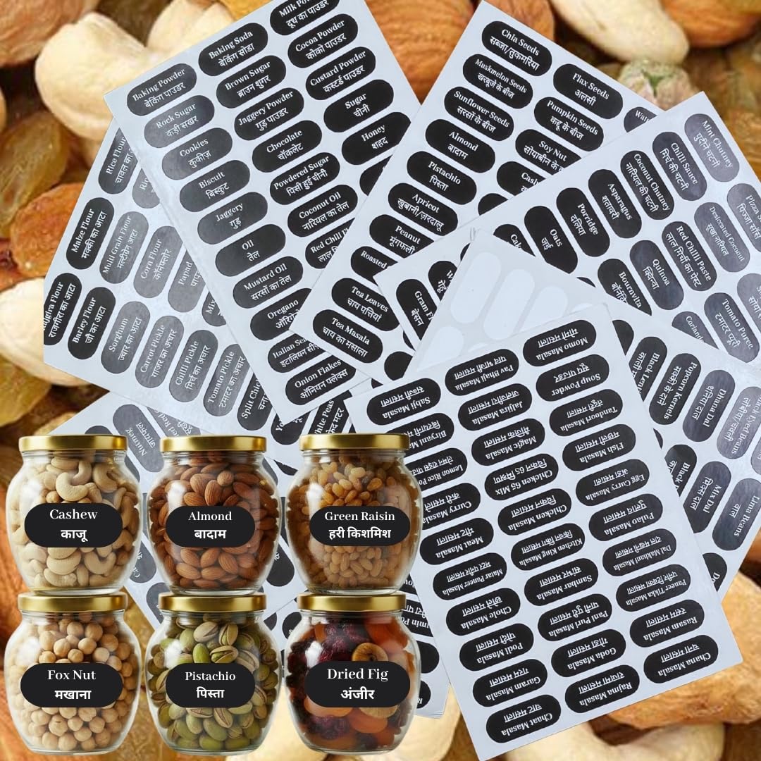 Waterproof Spice Jar Labels