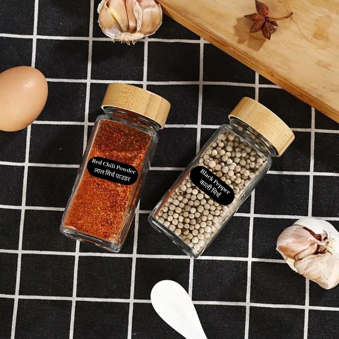 Waterproof Spice Jar Labels