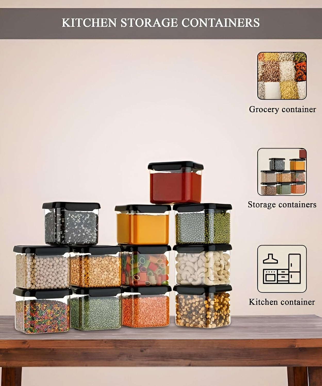 Air-Tight Kitchen Storage Container Set