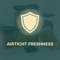 Stylized shield icon in warm cream, with subtle deep teal light in the background.